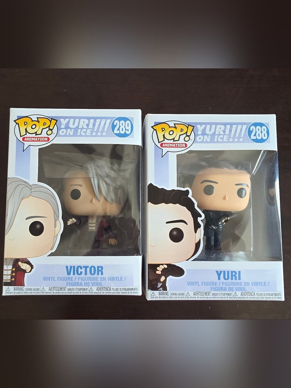 Yuri!!! on ICE Funko Pop Vinyl Figure Set Anime | Victor & Yuri